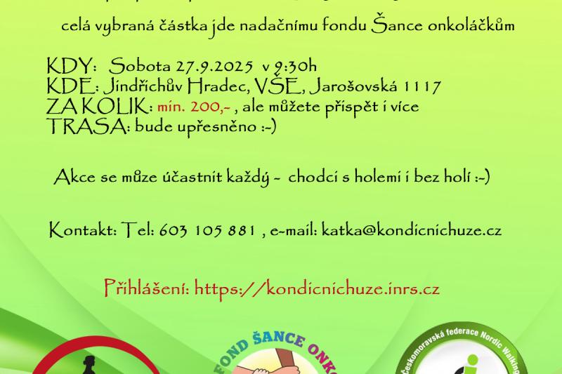 Charitativní pochod Jindřichův Hradec