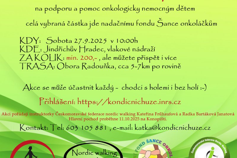 Charitativní pochod Jindřichův Hradec