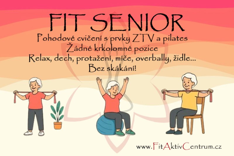 12-týdenní kurz FIT SENIOR - v sále