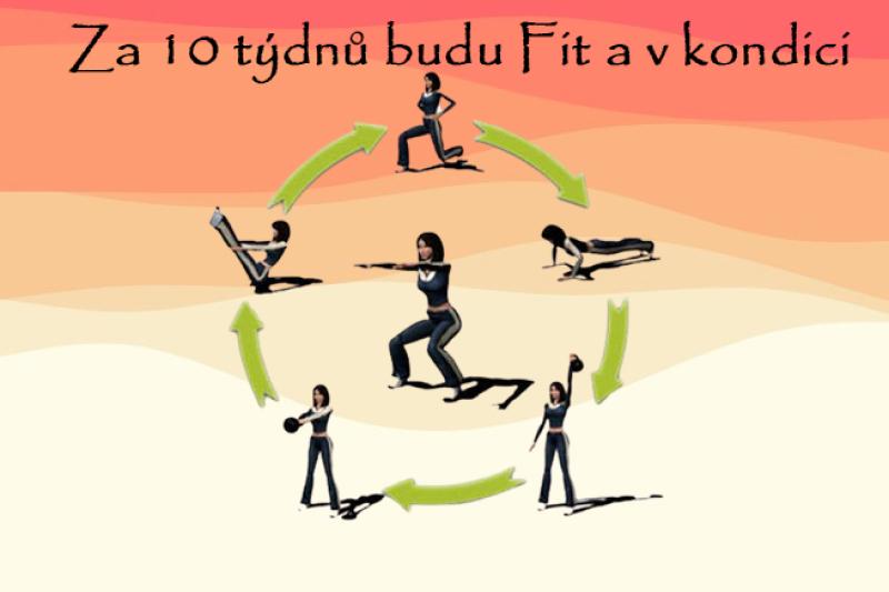 10-týdenní kurz Fit a v kondici - v sále